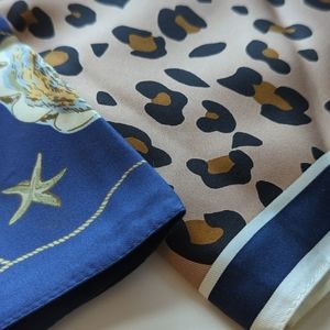 Silk scarf, Only The Leopard Print Is Still Available!